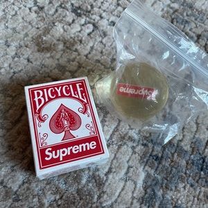 Supreme Goodies- Mini Bicycle Playing Cards & Rubber Bounce Ball